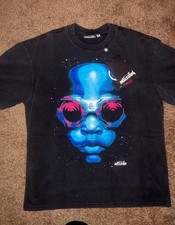 Hellstar Double-Sided Graphic Print Logo Crew...
