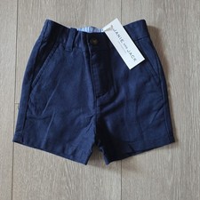 Janie and Jack Infant Boys Navy Blue Shorts sz 6-12M