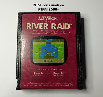 RIVER RAID ATARI 2600/7800/2600+ ACTIVISION AX-020 Cart only / working NTSC