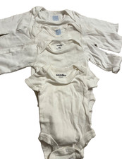 Lot 8 Carters Gerber Newborn NB Onesies Short Long Sleeve Bodysuits