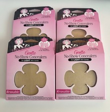 4 Packs Hollywood Fashion Secrets No-Show Concealers for Light Skin Reusable