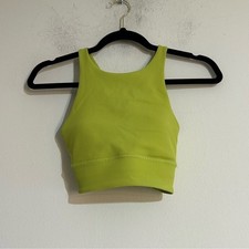 Lululemon Energy High-Neck Longline Ribbed Luxtreme Bra Medium Support Wasabi 4