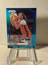 2024 Panini Prizm WNBA Ariel Atkins Teal Prizm 07/49 #58 Mystics