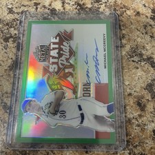 2021 Leaf Metal Draft Michael McGreevy State Pride /10 Green Auto 🔥 #SP-MM4