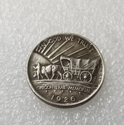 #ad 1926 S Oregon Trail Memorial Half Dollar Extra Fine Silver Commemorative $29.00