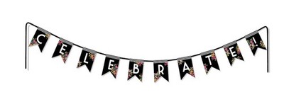Punch Studio Lady Jayne Boxed 8ft Party Decoration Banner - Celebrate 20620
