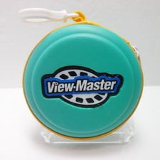 VIEW-MASTER Hard Shell Zippered Storage Carry Case w/ Clip Holds 48 Reels Empty
