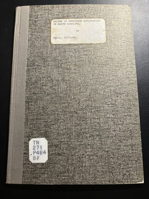 #ad #ad 1947 NC Petroleum Exploration Willard Berry Duke Univ Geology Campbell Library $54.99