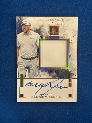 2025 Panini Impeccable Liv Golf - Canvas Auto Graeme McDowell JMA-GM 1/10
