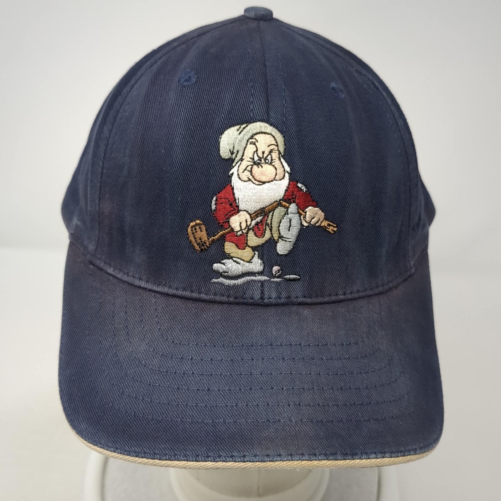 Grumpy Slideback Hat Blue One Size Adjustable Emb… - image 2