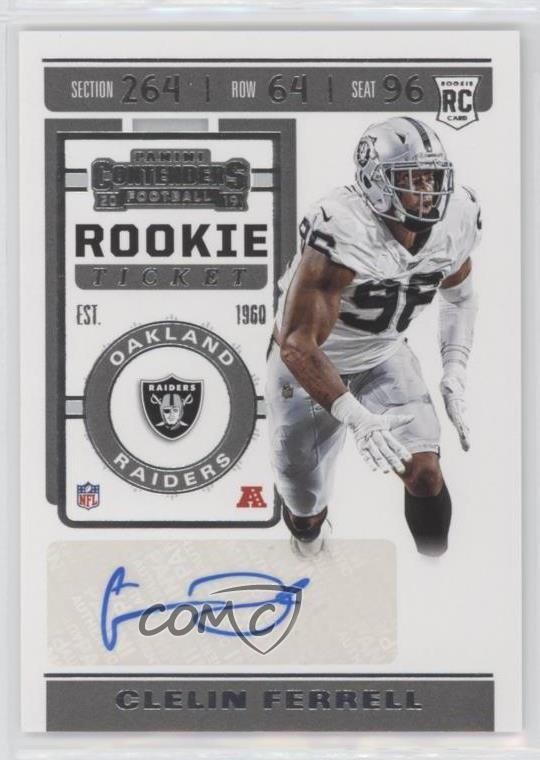 2019 Panini Contenders Rookie Ticket Clelin Ferrell #243 Rookie Auto RC z4k