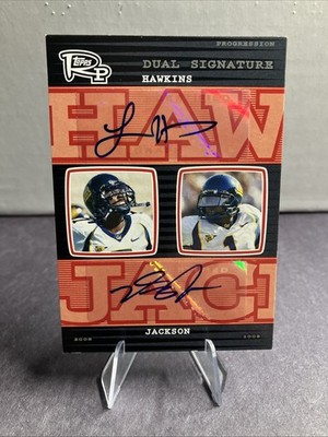DeSean Jackson Lavelle Hawkins 2008 Topps Rookie Progression Auto /20 #PDS-HJ