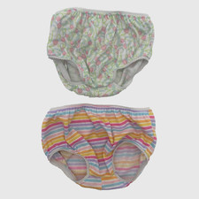 Build A Bear Cotton Stripe Flower Floral Teddy Undies Underwear Panties Girl Lot
