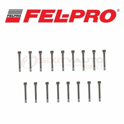 Fel-Pro Cylinder Head Bolt Set for 1989-1991 Chevrolet R2500 Suburban 6.2L yi
