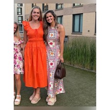 Anthropologie Tie-Neck Column Midi Dress