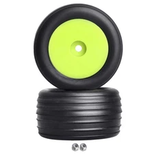 Front Tires and Wheels Mounted for Losi Mini-T 2.0 Mini-B Replacement Parts of