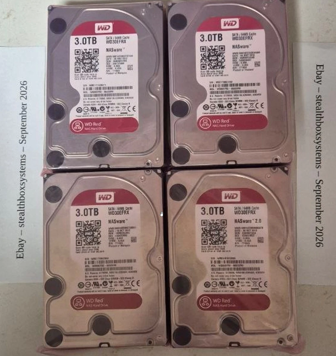 25+ Western Digital SATA III 3 TB Internal Hard Disk Drives for
