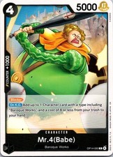 Mr.4(Babe) OP14-093 The Azure Sea's Seven Release Event Cards One Piece NM