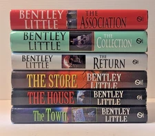 Lot of 6 BENTLEY LITTLE Horror Hardcovers TOWN House STORE Return COLLECTION