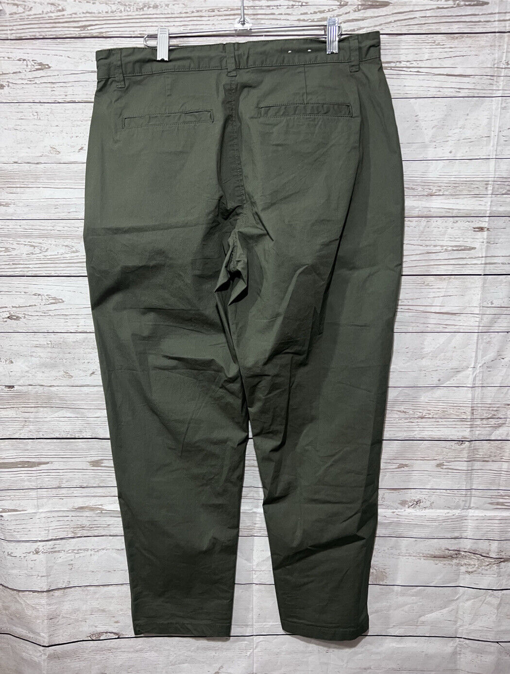 Zara Cargo Pants Olive Green Woman Trousers USA Size 4 Waist 