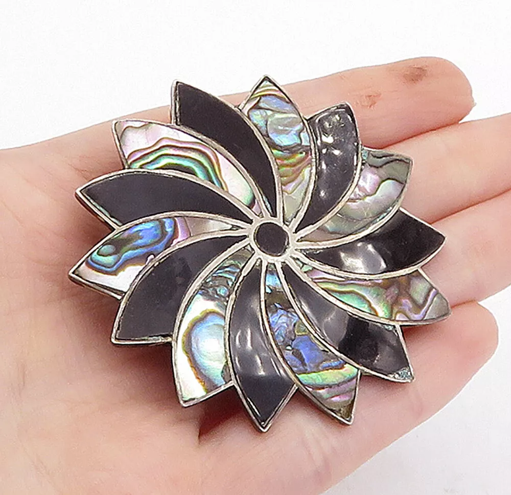 Abalone brooch deals