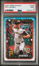 2024 Topps Holiday #H165 Paul Skenes (RC) Rookie Pirates PSA 9 Mint