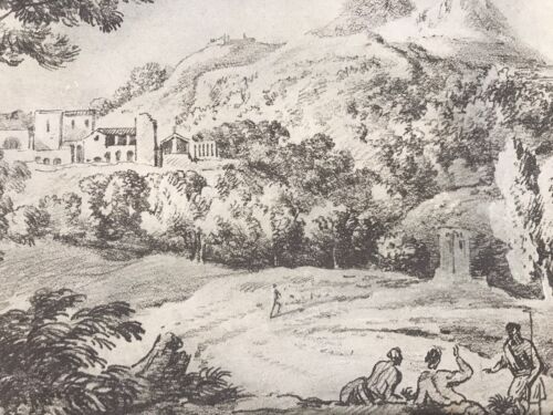 1807 Antique Soft Ground Etching After Poussin - Picture 4 of 4