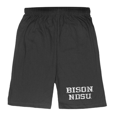North Dakota State University Bison Thundering Herd Fleece Distressed Shorts