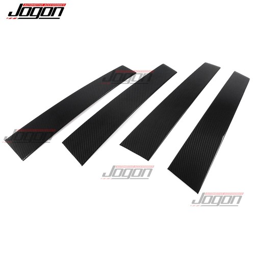 Body Side Window B Pillar Cover Trim For Dodge RAM 1500 TRX 2019-2025 Dry Carbon - Picture 4 of 10