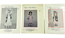 Byron's Doll Clothing PATTERNS Lot of 3 Mein Liebling 117 Darla 126 Googly 310