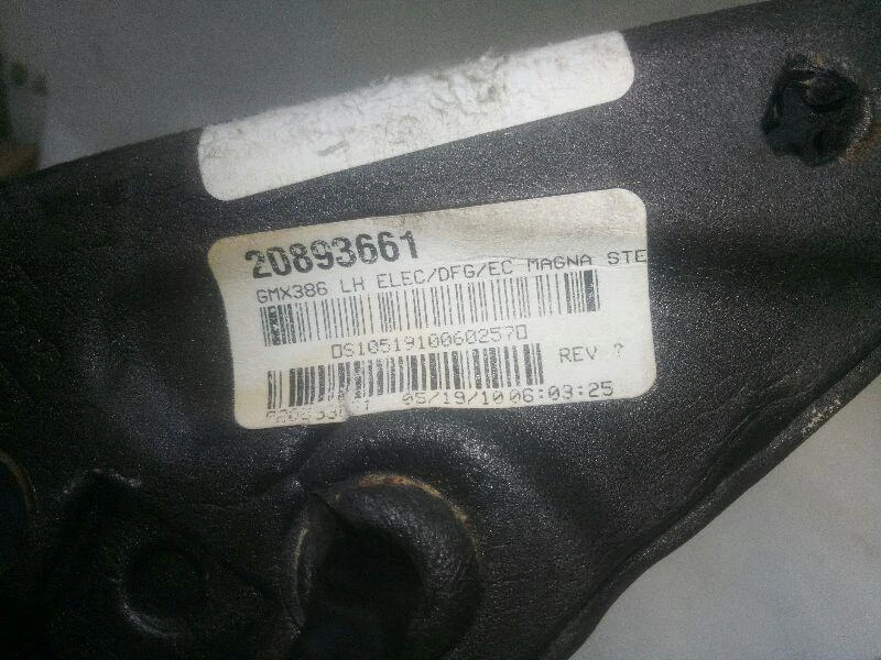 Chevrolet Malibu 2010 conjunto de espejo retrovisor de puerta izquierda marrón OEM 286808 91 k millas Foto 2 de 4