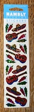 Vintage Hambly Prismatic Sambreros Guitar Chili Mexico Vaca Scrapbook Stickers