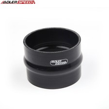 Adlerspeed 4 102mm Id Hump Straight Hose Silicone Turbo Coupler Pipe Black 4ply