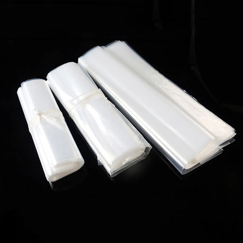 100 Clear PE Food Use Storage Bags Strong Plastic Crafts Food Packing Bag - image 4 of 4