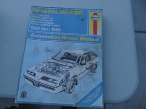 Haynes General Motors Skyhawk Cimmaron Cavalier Firenza Sunbird++ repair manual