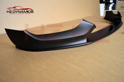 MATTE BLACK FRONT BUMPER LIP SPLITTER SPOILER FITS 2016 BMW 1 SERIES LCI F20 F21
