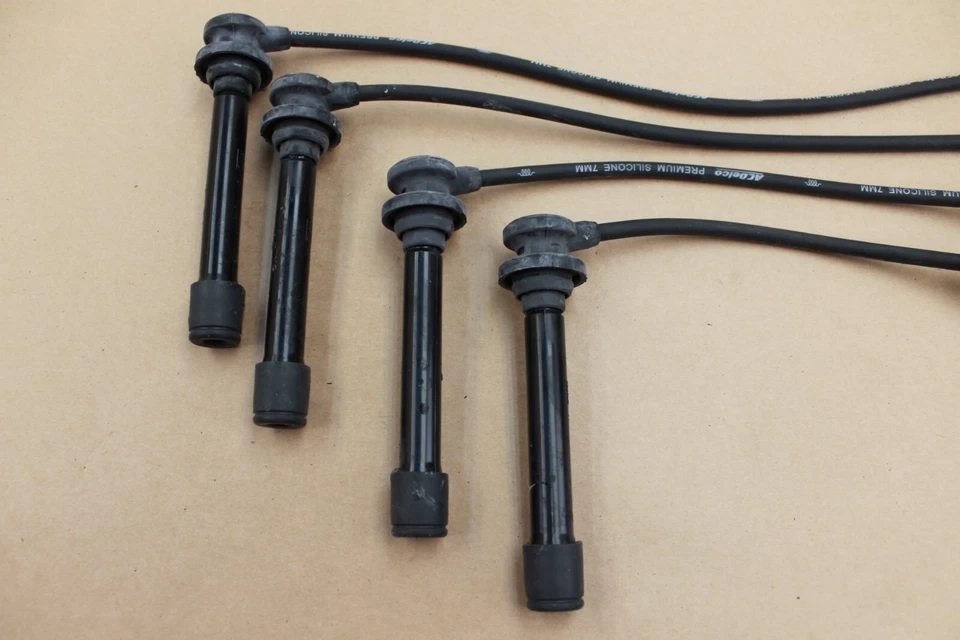 7mm Silicone Spark Plug Wire Set for 1993-1996 Nissan Altima 2.4L 4 Cyl. - Image 3 of 4