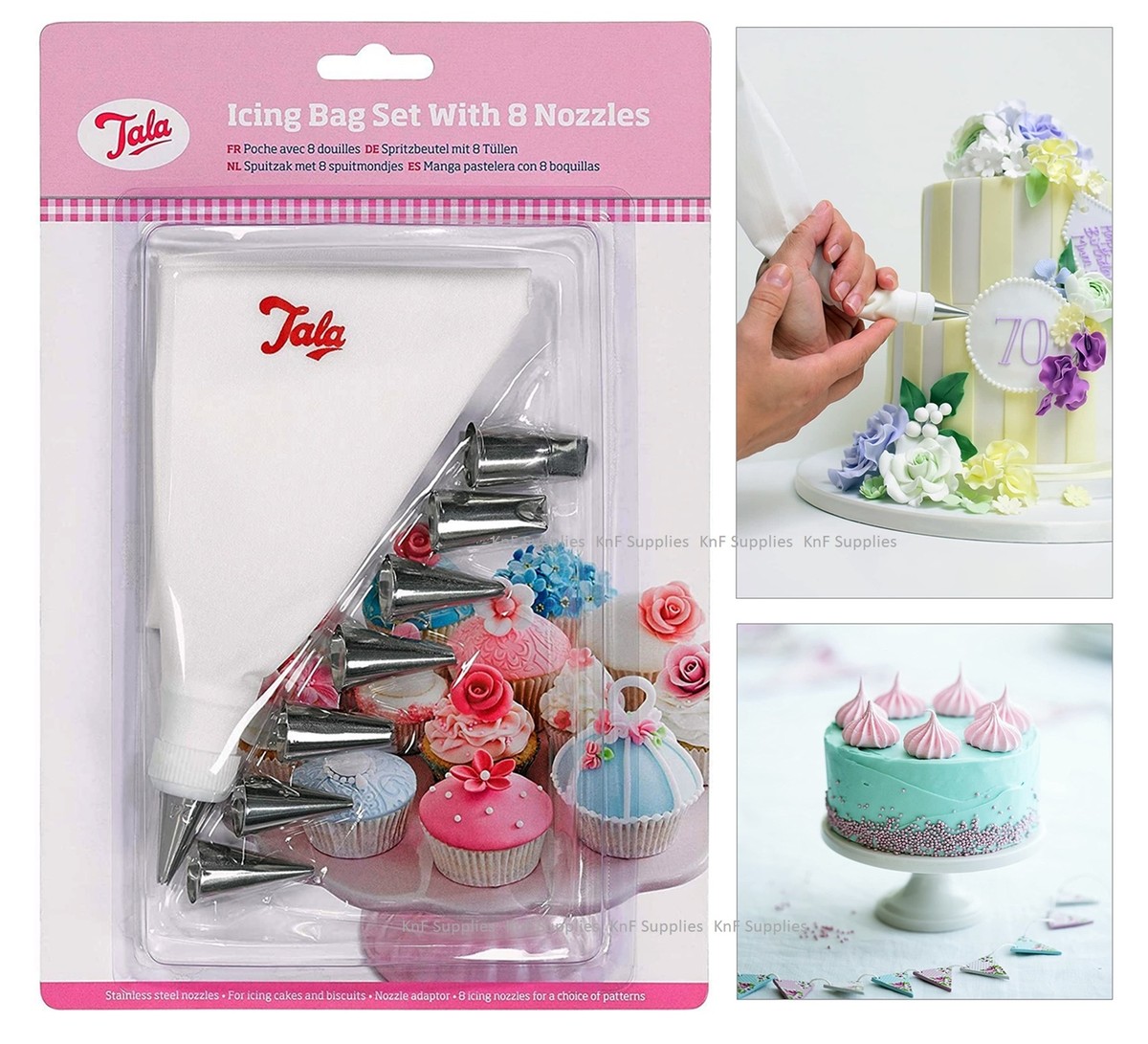 Tala Cake Decorating Equipment Piece Icing Decoration Kit Piping