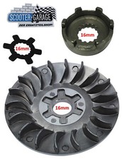 Riemenscheibe + Stern + Mitnehmer (16mm) für CPI / Keeway / Generic 50ccm Roller