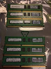 LOT of --1GB 1Rx8 PC3-10600E DDR3 ECC Server Memory HP 500208-061 6GB Total