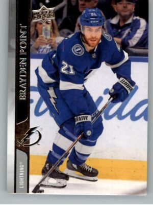 2020-21 Upper Deck Series 1 #163 Brayden Point - Tampa Bay Lightning