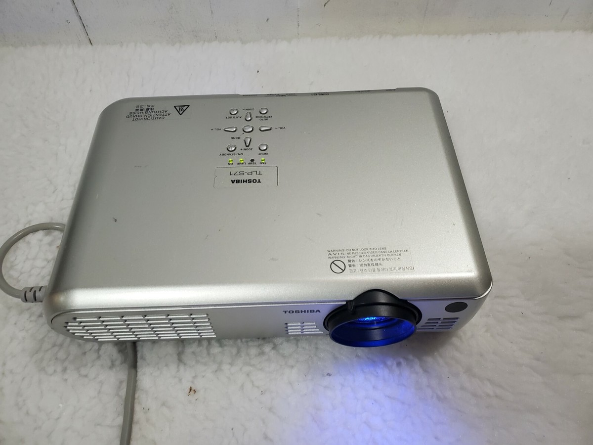 TOSHIBA, TLP-S71, LCD PROJECTOR & DOCUMENT SCANNER, PRE-OWNED | eBay