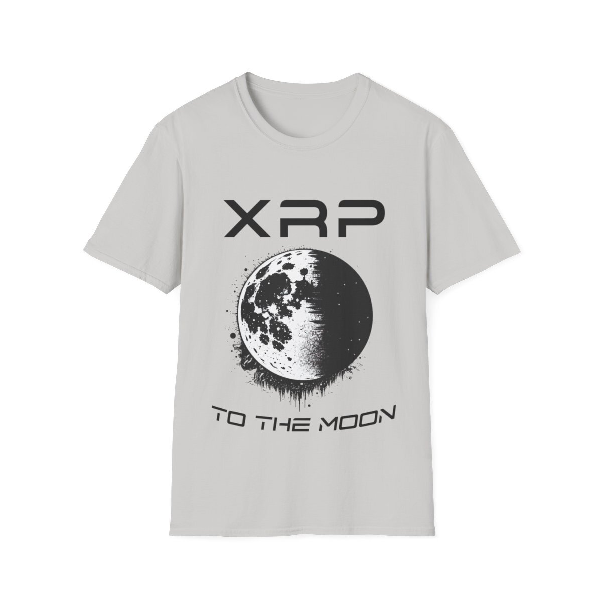 XRP To The Moon Crewneck Cotton T-Shirt, XRP Army, Ripple Labs, Cypto Token  Tee | eBay