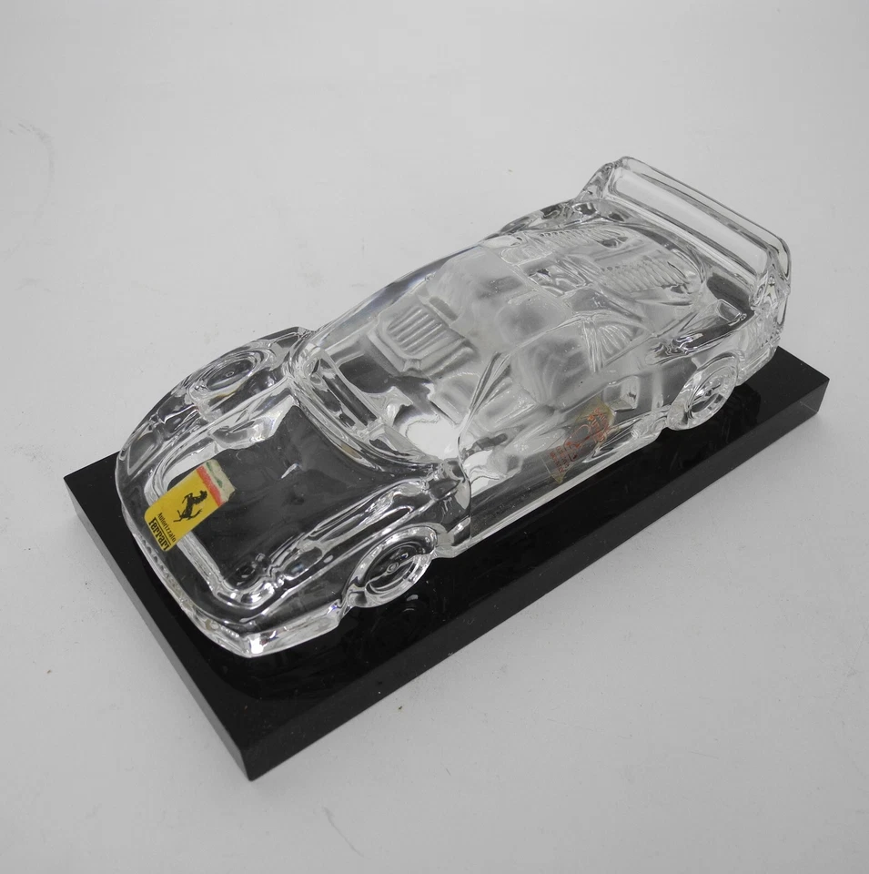 Auto Modello licenza Ferrari F40 vetro Cristallo etichetta Puthod scala 1:25-507 - Immagine 2 di 4
