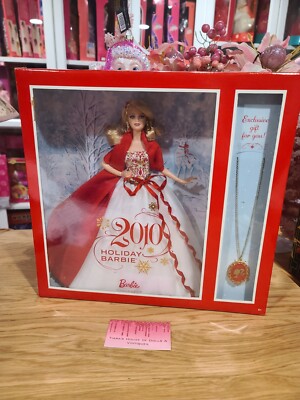 Barbie 2010 コレクション　箱入り RARE! NEW 2010 HOLIDAY BARBIE GIFT SET w/NECKLACE! | eBay