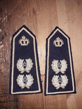 Marokko: Heer: Schulterst&uuml;cke f&uuml;r Hemd - Brigadier Clolonel Major - dunkelblau