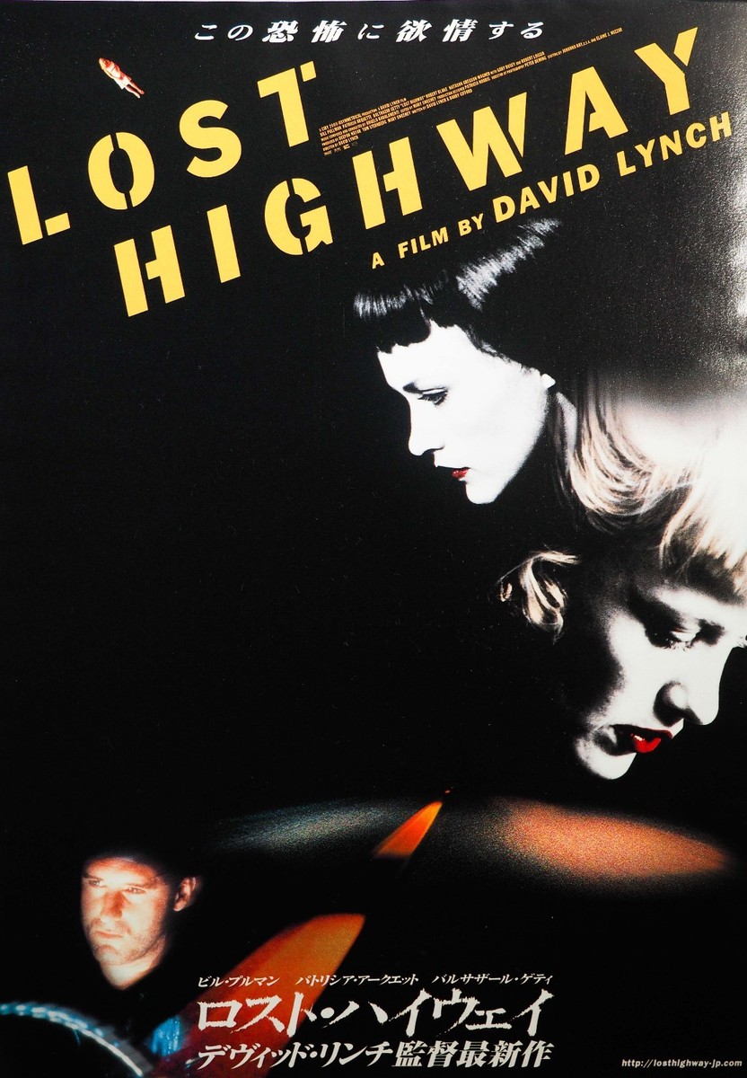 Lost Highway 1997 David Lynch Horror Japanese Chirashi Mini Movie