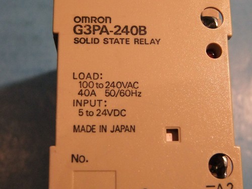 OMRON G32A-A40 Power device cartridge & G3PA-240B Solid state relay (Japan) - Picture 2 of 4