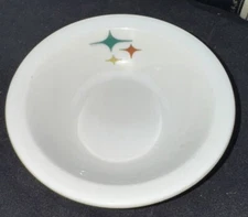 NSF KC Mo. Atomic Mid Century Modern Starburst 60s Restaurant Ware 4 5/8" MCM