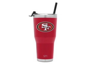 Simply Modern | NFL 49ers Cruiser 30 oz Tumbler with Flip Lid and Straw 